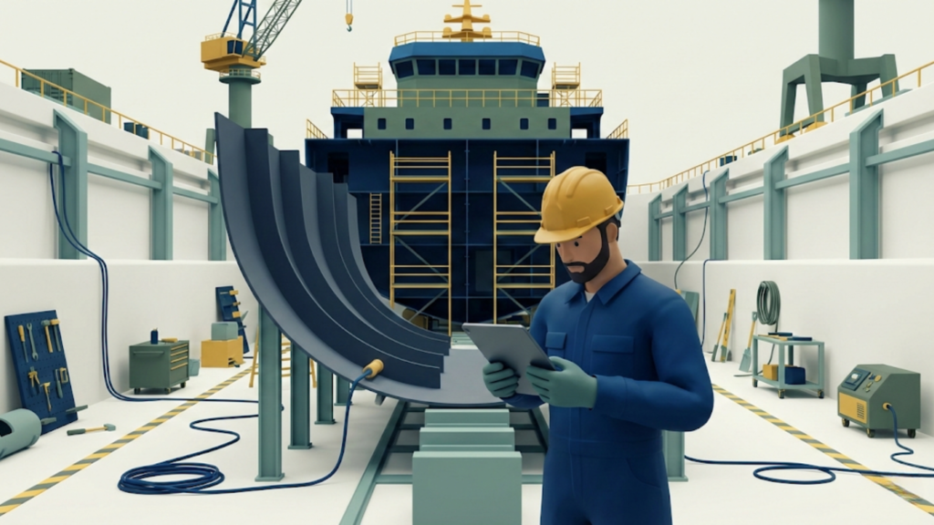 tenaga kerja galangan kapal